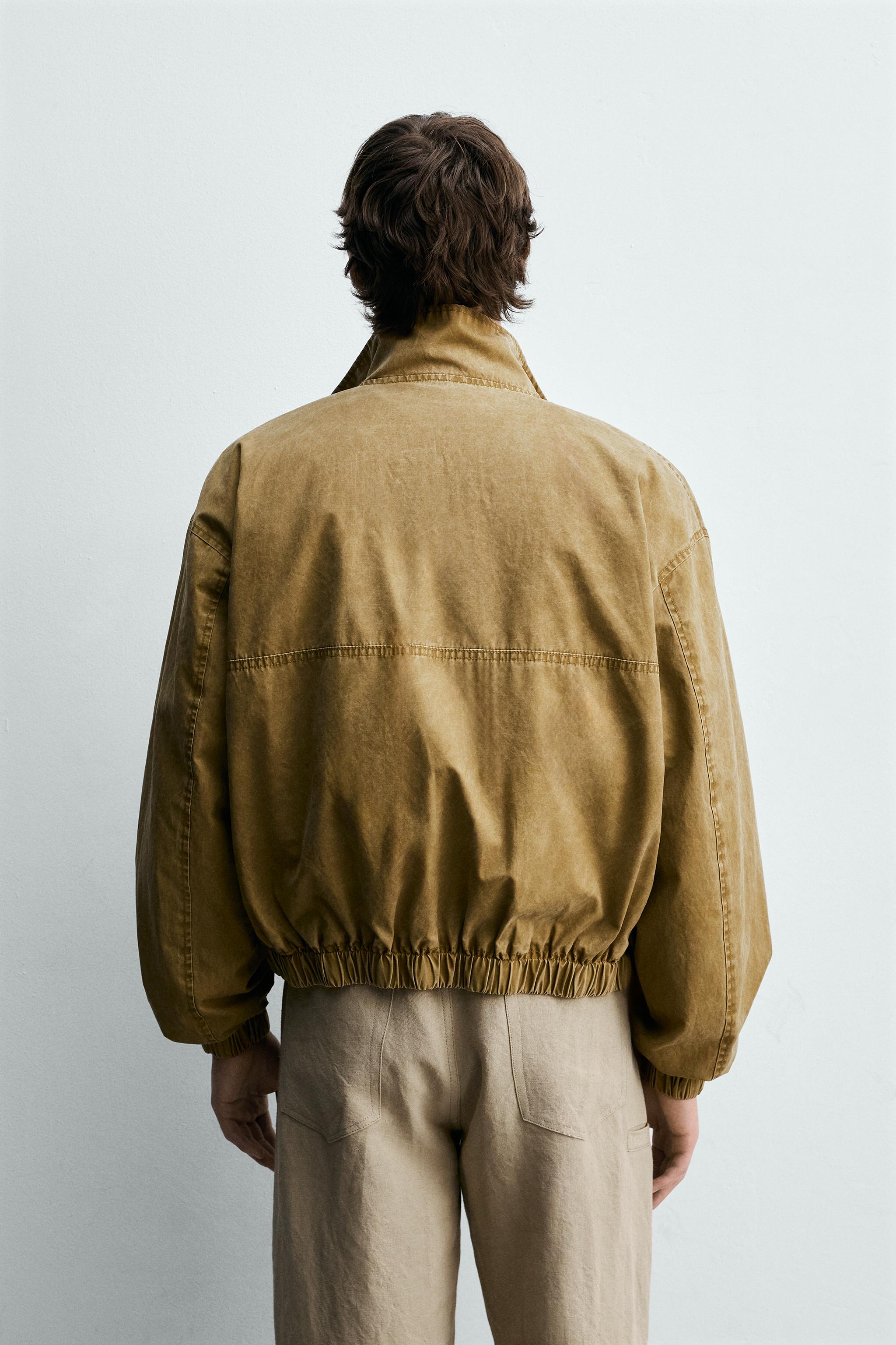 BLOUSON DÉLAVÉ COUPE COURTE